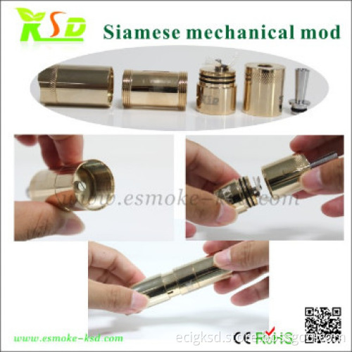 mechanical ecig Siamese Mechanical mod Baton mod